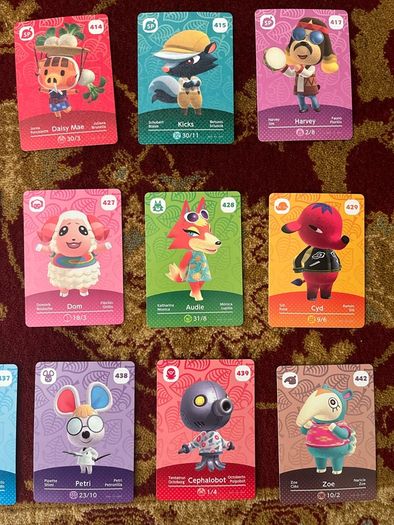 Series 5 Animal Crossing Amiibo Cards