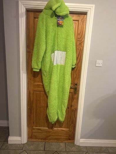 2 Teletubbies PJ  (red one is XL green Large )