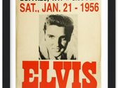 Elvis Presley Buffalo New York 1956 Framed Poster
