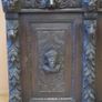 Lioncrest Carved Solid Oak Mirror-Back Sideboard Image 10