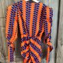 Orange/Blue Dress - M Image 9