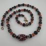 Vintage Venetian Style Mix Eyes & Trade Glass Beads Necklace Image 4
