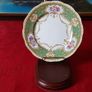 For Collectors Antique Queen Anne Regency Green Fine Bone China Gold Gilt Cabinet Tea Set Trio Made In England Image 3