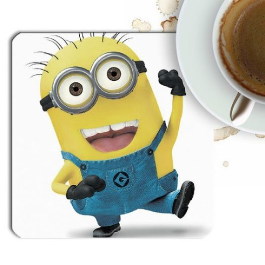 Despicable minions coasters set