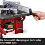 TC-TS 8 l Table Saw - Angle Cuts (to 45), Angle Stop (+/- 60) for Mitre Cuts, Dust Extraction Adaptor - Powerful, Compact and Portable Circular Bench Saw for Woodworking Image 3
