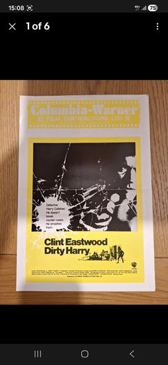 Dirty Harry 1971 Pressbook  Clint Eastwood