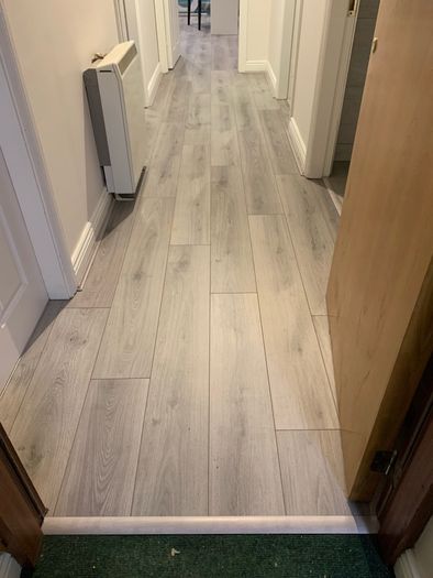 Wood flooring and stair covering