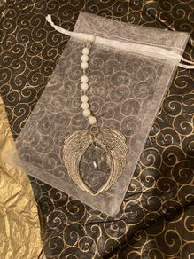 Beautiful Handmade Angel Wings Crystal Decoration