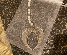 Beautiful Handmade Angel Wings Crystal Decoration