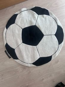 Rug football shaped