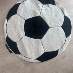 Rug football shaped