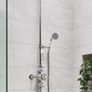 Victorian rainfall shower chrome Image 2