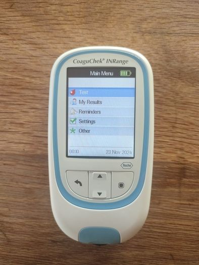Roche CoaguCheck INR Meter