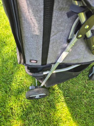 Trixie Grey Dog Buggy Stroller (Quick-Fold, Max 11kg)