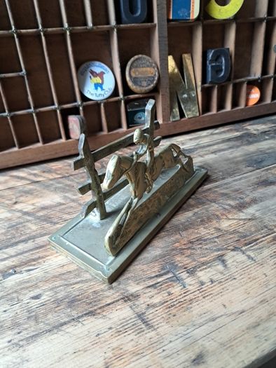 Vintage Brass Letter Holder