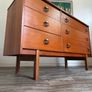 Vintage Retro Mid Century Teak Sideboard/Chest of Drawers by Symbol Image 7