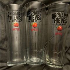 Bulmers Murphys Guinness hop 13 Jameson whiskey glass orchard thieves cider beer pint glass
