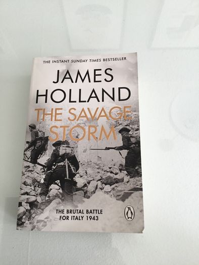 Books. "The Savage Storm" by James Holland. The Brutal Battle For Italy 1943
