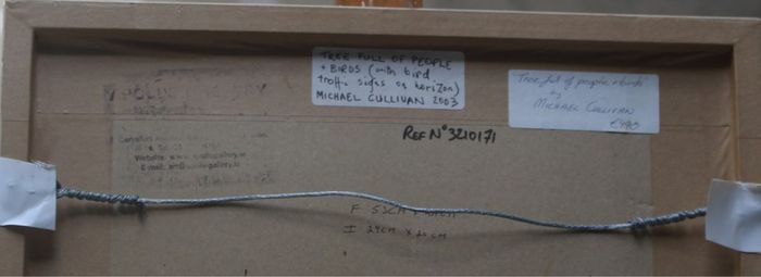 Original Michael Cullivan Mixed Media Painting