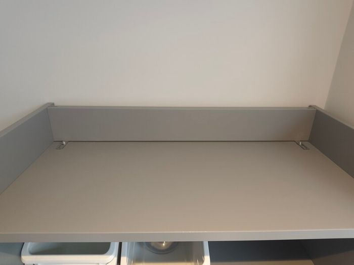 IKEA HAUGA grey high cabinet