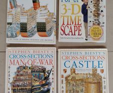 Ultimate Stephen Biesty Cross-Sections Book Bundle (4 Books)