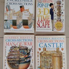 Ultimate Stephen Biesty Cross-Sections Book Bundle (4 Books)