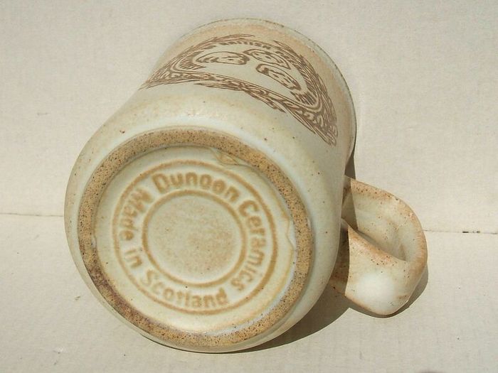 ASSOCIATION OF BRITISH PAEDIATRIC NURSES (by Dunoon Ceramics of Scotland) - a scarce & vintage stoneware effect mug (c.1970's)