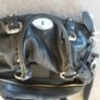 Black Fossil Leather Handbag Image 5