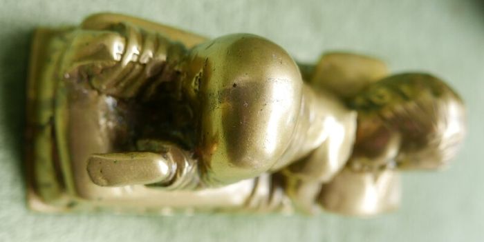 Vintage Brass Sleeping Child 5" x 3" x 2,5"