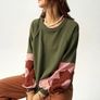 Fab Bohemela Khaki Sweatshirt Size XL Image 10