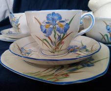 Tuscan china, vintage tea set, bone china
