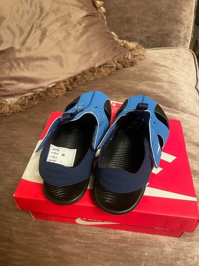 Blue brand new Nike Kids Sandals