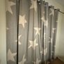 Next: Grey & White Star Blackout Curtains Image 3
