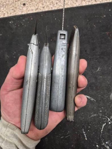 3 x Stanley Knife and Pad Saw