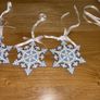 Wedgwood Christmas Tree Blue Snowflake Ornament Image 4