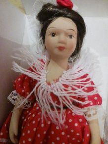 Porcelain collectors doll