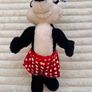 Vintage Looney Tunes Pepe Le Pew Skunk Plush Red Heart Boxers 1997 approx. 35 cm. Please see photos Image 3