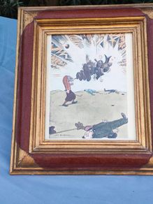 H.M. Bateman Vintage Golf Cartoon Print