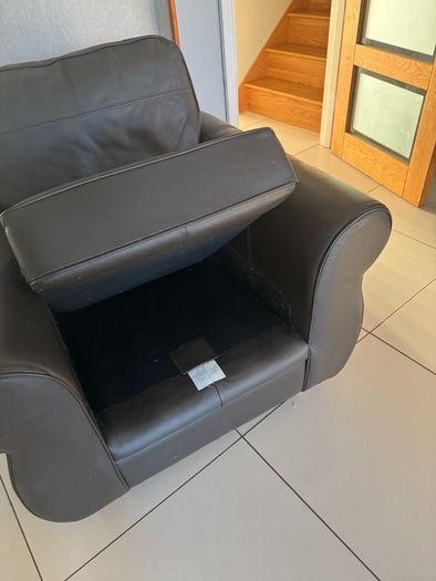 Leather Brown Armchair