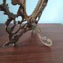 Antique Brass Oval Picture Frame or Mirror Image 7