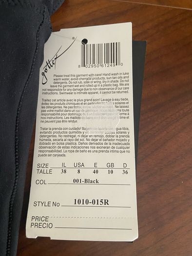 Gottex Black Swimsuit