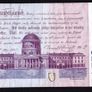 1995 Ireland IR20 Daniel O Connell Banknote Series C. Note issued 01/11/95. Serial number JEB183685 Image 2