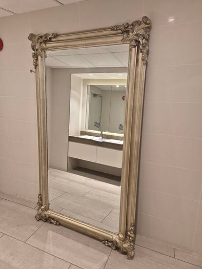 Stunning Large Ornate Baroque / Rococo Style Wall Mirror (120cm x 220cm)