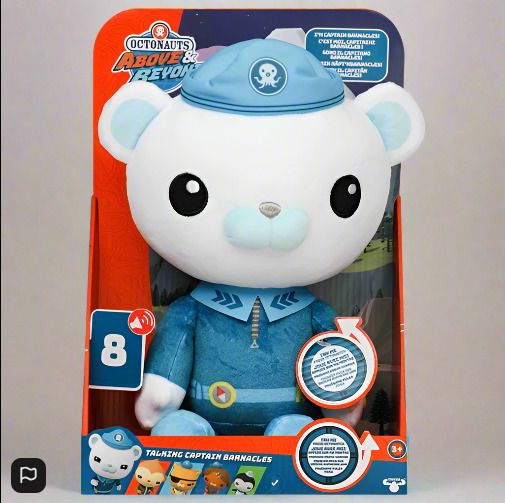 Octonauts Above & Beyond Sound Effects Plush Captain Barnacles Toy