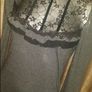 Miss Selfridge stunning dark grey maxi long sleeves dress with lace size UK10 EUR38 Perfect condition Postage included Image 2