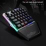 Gaming Keyboard RGB Backlit, 7KEYS 35 Keys Ergonomic Mini Keyboard with Wrist Rest, Half Keyboard for PC Gaming (Keypad) Image 10