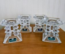4 Newgrange Living Crystal Candle Holders