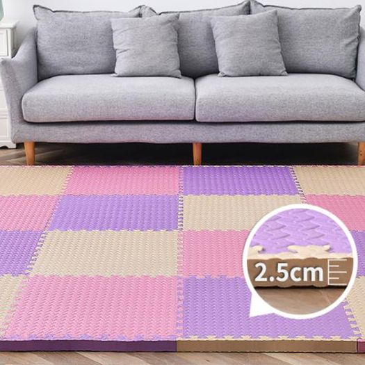 Size 60cm by 60cm Extra Thick Interlocking Foam Floor Block One Pack (10PCs)