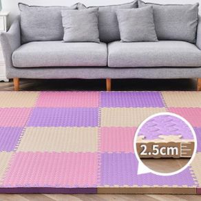 Size 60cm by 60cm Extra Thick Interlocking Foam Floor Block One Pack (10PCs)