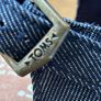 TOMS Denim Wedge Espadrilles Size 3.5 Blue Patterned Image 6